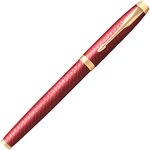 Ручка роллер Parker IM Premium T318 (CW2143647) Red GT F черн. черн. подар.кор.