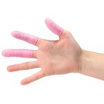 51-675-0097, Pink Latex Finger Cots, Size M, 1440 per pack