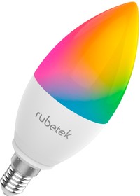 Фото 1/3 Умная лампа Rubetek RL-3104 E14 5Вт 460lm Wi-Fi