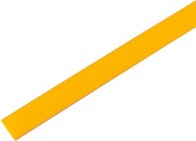 55-1202, Трубка термоусаживаемая ТУТ 12,0/6,0мм, желтая, упаковка 50 шт. по 1м,