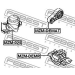 MZM-DEMAT, MZM-DEMAT_подушка двигателя задняя!\Mazda Demio DY3/DY5 02