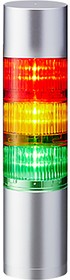 LR6-302WJBU-RYG, Сигнализатор: сигнальная колонна; LED; красный/янтарный/зеленый