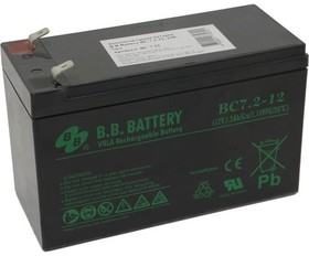 Фото 1/2 B.B. Battery Аккумулятор BC 7.2-12 (12V 7,2Ah)