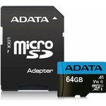 Micro SecureDigital 64Gb A-DATA AUSDX64GUICL10A1-RA1