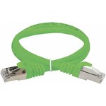 Коммутационный шнур ITK (патч-корд), кат.5Е FTP, 3м, зеленый