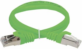 Коммутационный шнур ITK (патч-корд), кат.5Е FTP, 3м, зеленый