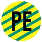PESS-A-PE, Labels & Industrial Warning Signs Card Label, Poly PE' .49 20/card