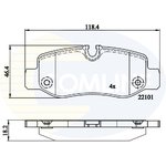 CBP02315, КОЛОДКИ ЗАД MER VITO W447 1.6CDI/2.0CDI/2.2CDI 14-