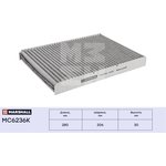 MC6236K, Фильтр салонный угольный