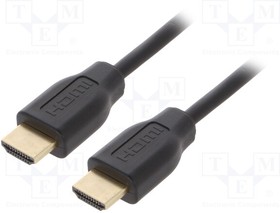 CH0102, Кабель; HDCP,HDMI 2.0; вилка HDMI,с обеих сторон; 3м; черный