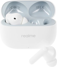 Фото 1/10 Наушники REALME Buds T300 RMA2302, Bluetooth, внутриканальные, белый [631209000024]
