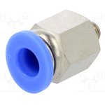122.005-6, Быстроразъемное соед-е; прямой; M5; -0,95-15бар; 6мм