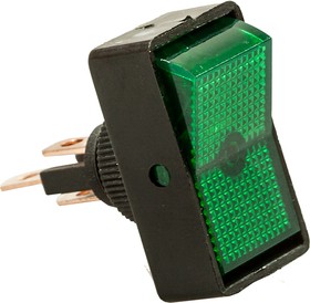 ASW-11D/G, Переключатель, зеленый, 12В