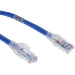 CA21106010, Ethernet Cables / Networking Cables 23AWG 4PR SOLID 10GX 10 FEET BLUE