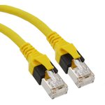 System cable, RJ45 plug, straight to RJ45 plug, straight, Cat 6A, S/FTP, PUR ...