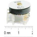 Резистор переменный, поворотный 10кОм, линейность B, YRV-16S2