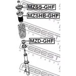 MZSS-GHF, MZSS-GHF_опора переднего амортизатора!\ Mazda 6 GH 07-13