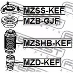 Опора переднего амортизатора MAZDA CX-5 KE 2011- MZSS-KEF