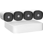 Tenda K4P-4TR Система видеонаблюдения, 4 цилиндрических уличных IP-камеры ...