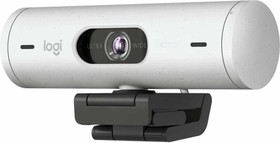 Фото 1/10 Веб-камера Logitech Webcam BRIO 500 HD, off-white (960-001428)