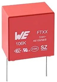 890334022007CS, Safety Capacitors WCAP-FTXX 4mm Lead 0.015uF 10% 310VAC