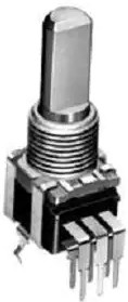 RK09L1240A12, УА20% 50mW 10k ё Plugin Variable Resistors/Potentiometers ROHS