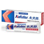 Клей Kafuter K-703 45 г, белый жидкий герметик