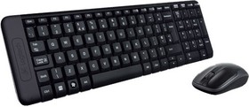 Фото 1/7 Клавиатура + мышь Logitech MK220 клав:черный мышь:черный USB беспроводная