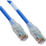 C601106015, Ethernet Cables / Networking Cables 24AWG 4PR SOLID CAT6 15 FEET BLUE