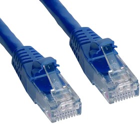 MP-64RJ45UNNB-010, Ethernet Cables / Networking Cables CAT 6 UNSHLD CA RJ45-RJ45 10' Blue