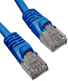 BC-5UE003F, Ethernet Cables / Networking Cables RJ45 CAT5E UNSHLD BLUE W/BOOT 3FT