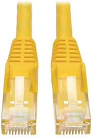 N201-002-YW, Ethernet Cables / Networking Cables 2FT YLW CT6,SNAG CBL