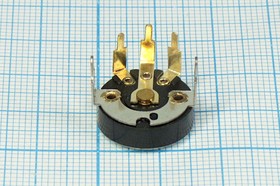Фото 1/2 Резистор переменный поворотный 50 кОмB, YRV-16N2; №4530 РПвр 50к\B\\\YRV-16N2\