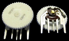 Резистор переменный, поворотный 4,7кОм, линейность В, ширина 22мм, СП3-3ВМ