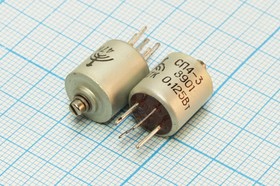 Фото 1/2 Резистор переменный поворотный 47 кОм, длина 13мм, вал 4x18, СП4-3; №7290 А РПвр 47к\ 0,125\А\13мм\ ВС-2d4x4\СП4-3\