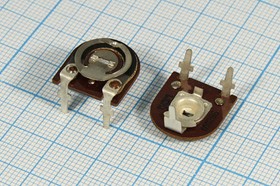 Фото 1/2 Подстроечный резистор 47 кОм, 220 градусов, выводы 3P/плат, СП3-38Г