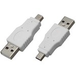18-1174, Переходник штекер USB-A (Male)-штекер miniUSB (Male)