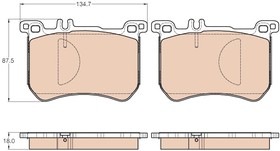Фото 1/6 GDB2013, Колодки пер.MERCEDES S-CLASS S350 BlueTEC, Diesel 13=