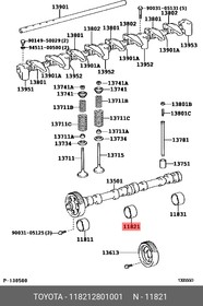 11821-28010-01, Вкладыши шатунные