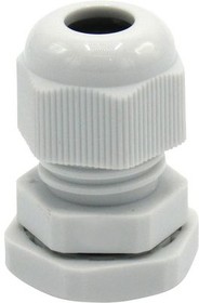 RND 465-00386, Cable Gland, 5 ... 10mm, PG11, Polyamide, Grey, Pack of 10 pieces