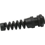 RND 465-00392, Cable Gland, 4 ... 8mm, PG9, Polyamide, Black, Pack of 10 pieces