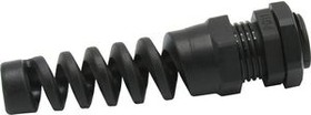 RND 465-00392, Cable Gland, 4 ... 8mm, PG9, Polyamide, Black, Pack of 10 pieces