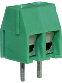 CTBP3051/2, Wire-To-Board Terminal Block, THT, 3.5mm Pitch, Right Angle, Screw, 2 Poles