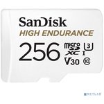 Карта памяти microSDXC UHS-I U3 Sandisk High Endurance 256 ГБ, 100 МБ/с ...
