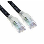 CA21100025, Ethernet Cables / Networking Cables 23AWG 4PR SOLID 10GX 3 FEET BLACK