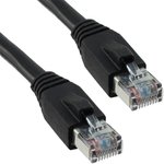 E505002 010S1, Ethernet Cables / Networking Cables CORDSET IP20 C5E FTP SO 2M BK