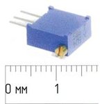 Резистор подстроечный 10 кОм, 25 оборотов, на плату, 3296X 103BAR ...