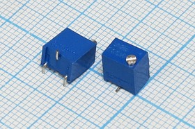Подстроечный резистор 68 Ом, 12 оборотов, контакты 3C, SMD, 3269W680/RUNTRON