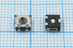 Резистор подстроечный для поверхностного монтажа 100 Ом, ST-4TA; №7131 РПодстр 100 \ 0,25\SMD 5x4,5x2,3\ST-4TA\ (101)