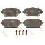 GDB3227, Колодки тормозные NISSAN Primera P12, Tino, Almera (00-) передние (4шт.) TRW